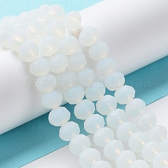 Imitation Jade Solid Color Glass Beads Strands&nbsp;EGLA-A034-J3mm-MD06