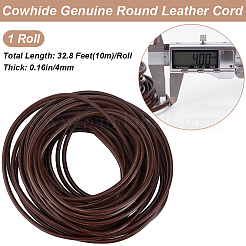 10M Round Leather Beading Cord&nbsp;WL-GF0001-23A-03