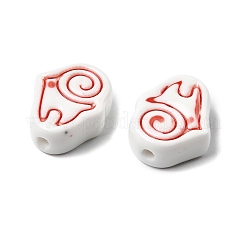 Handmade Porcelain Beads&nbsp;PORC-Z004-01E