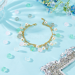 100Pcs 4 Colors Transparent Glass Beads&nbsp;GLAA-OC0001-35
