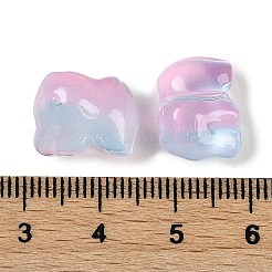 Spray Painted Glass Beads&nbsp;GLAA-Z007-04J
