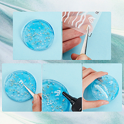 4 Sheets 4 Style 5D Nail Art Stickers&nbsp;STIC-OC0001-04