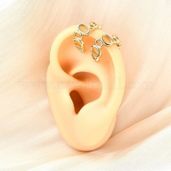 Brass Cuff Earrings&nbsp;EJEW-F370-16G
