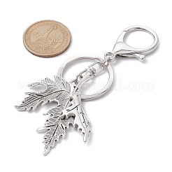 Alloy Leaf Charm Keychain&nbsp;KEYC-JKC00611-04