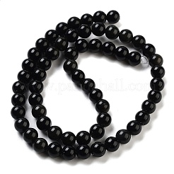 Natural Obsidian Bead Strands&nbsp;G-R173-6mm-02