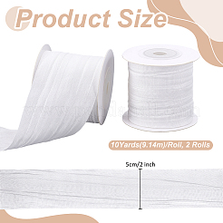 Polyester Wrinkle Ribbons&nbsp;OCOR-WH0078-501B