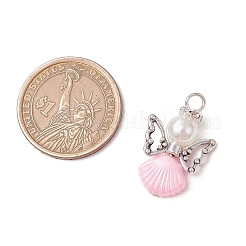 3Pcs 3 Colors Glass Pearl Pendants&nbsp;PALLOY-JF03471
