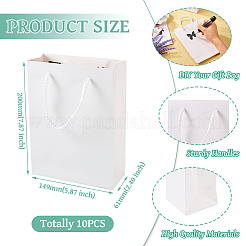 Folding Kraft Paper Gift Bags with Handle&nbsp;ABAG-TAC0014-03