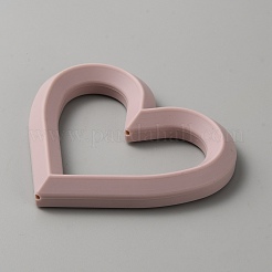 Heart Food Grade Eco-Friendly Silicone Focal Beads&nbsp;SIL-WH0018-26A