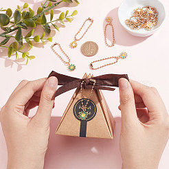Flower Alloy Enamel Pendant Decoration&nbsp;PALLOY-PH01583