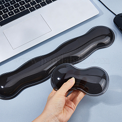 2Pcs 2 Styles Silicone Keyboard Wrist Rest&nbsp;AJEW-FH0007-62A