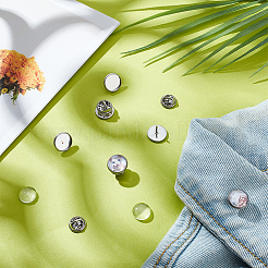 DIY Blank Dome Brooch Making Kit&nbsp;STAS-UN0052-95B
