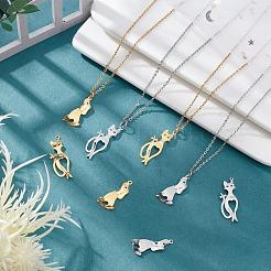 48Pcs 4 Colors Rack Plating Brass Pendants&nbsp;KK-FH0001-91