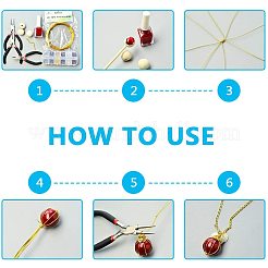 Round Unfinished Wood Beads and Nylon Packaging Vacuum Bag&nbsp;WOOD-PH0008-50