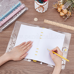 4Pcs 4 Colors PVC Loose-leaf Notebook Cover&nbsp;AJEW-FG0004-88B