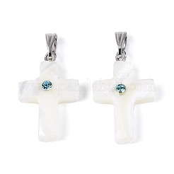 Natural Trochus Shell Pendants&nbsp;SSHEL-T017-42A