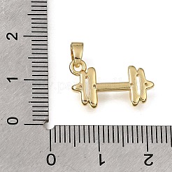 Brass Pendants&nbsp;KK-CBAA632-10G