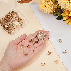 80Pcs 304 Stainless Steel Clip-on Earring Findings&nbsp;STAS-SP0001-25G