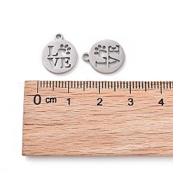 Non-Tarnish 201 Stainless Steel Charms&nbsp;STAS-S105-T057