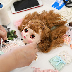 Wool Doll Hair&nbsp;LS-DIY-WH0622-342A