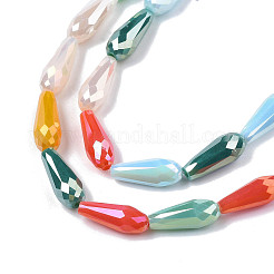 Electroplate Glass Beads Strands&nbsp;X-EGLA-Q026-013