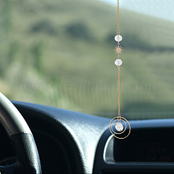 Glass Rhinestone Pendant Decoration&nbsp;HJEW-PH01748