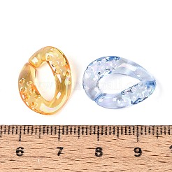 UV Plating Transparent Acrylic Beads&nbsp;TACR-T029-03M