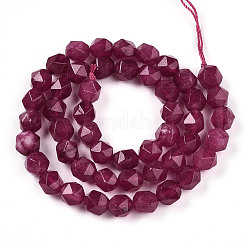 Dyed Natural White Jade Beads Strands&nbsp;G-T139-8mm-46P
