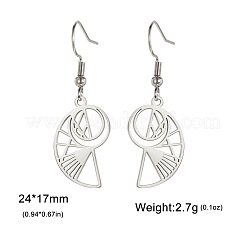 304 Stainless Steel Dangle Earrings&nbsp;FS-WGB851A-01