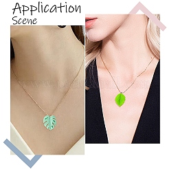 10Pcs 5 Styles Maple Leaf Silicone Beads&nbsp;SIL-YW0001-42
