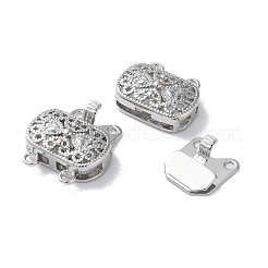 Brass Box Clasps&nbsp;KK-F867-38P