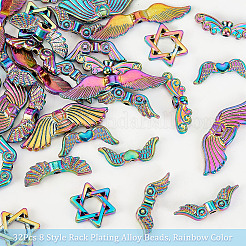 32Pcs 8 Style Rack Plating Alloy Beads&nbsp;FIND-PH0007-63