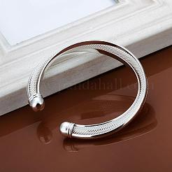 Trendy Brass Cuff Bangles For Women&nbsp;BJEW-BB12228