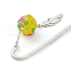 Tibetan Style Alloy Bookmarks&nbsp;AJEW-JK00166-01