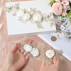 Polyester Embroidery Sequin Costume Accessories&nbsp;DIY-WH20025-017A