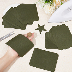 Iron on/Sew on Imitation Jean Cloth Repair Patches&nbsp;FIND-WH0152-199A-01
