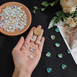 100Pcs Valentine's Day Glass Pendants&nbsp;RGLA-SP0001-67
