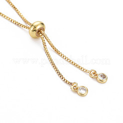 Cubic Zirconia Tennis Bracelet&nbsp;BJEW-T020-03A-02G