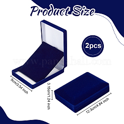 Velvet Medal Packing Boxes&nbsp;CON-WH0086-182B