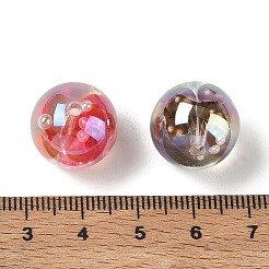 UV Plating Transparent Acrylic Beads&nbsp;AC-CBA6658-02