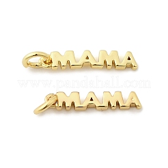 Mother's Day Brass Pendants&nbsp;KK-G399-25