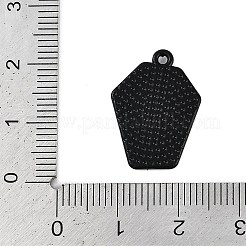 Halloween Theme Spray Painted Alloy Enamel Pendants&nbsp;PALLOY-D029-01C-RS