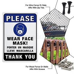 UV Protected & Waterproof Aluminum Warning Signs&nbsp;AJEW-GL0001-05C-01