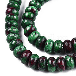 Natural Ruby in Zoisite Beads Strands&nbsp;G-T122-02S