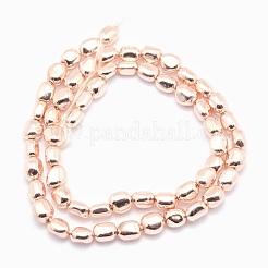 Electroplate Non-magnetic Synthetic Hematite Beads Strands&nbsp;G-L485-17A-LRG