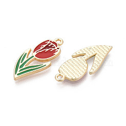 Alloy Enamel Pendants&nbsp;ENAM-T024-33M-G