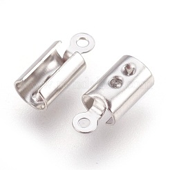 Tarnish Resistant 304 Stainless Steel Folding Crimp Ends&nbsp;STAS-P207-03P-C