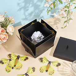 DIY Butterfly Flying Surprise Gift Paper Storage Boxes&nbsp;CON-WH0110-54A