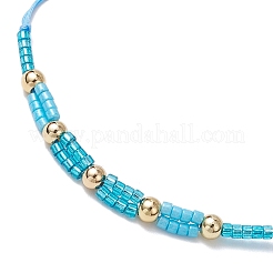 Glass Seed Beaded Braided Beads Bracelets&nbsp;BJEW-MZ00182-02