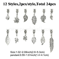 Tibetan Style Alloy Pendnat&nbsp;PALLOY-YW00030